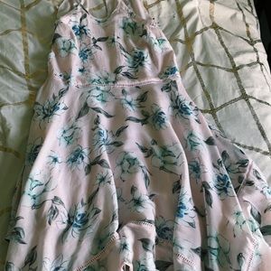 Candie’s pastel pink floral dress
